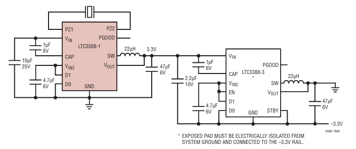 LTC-3588 with Piezoelectric